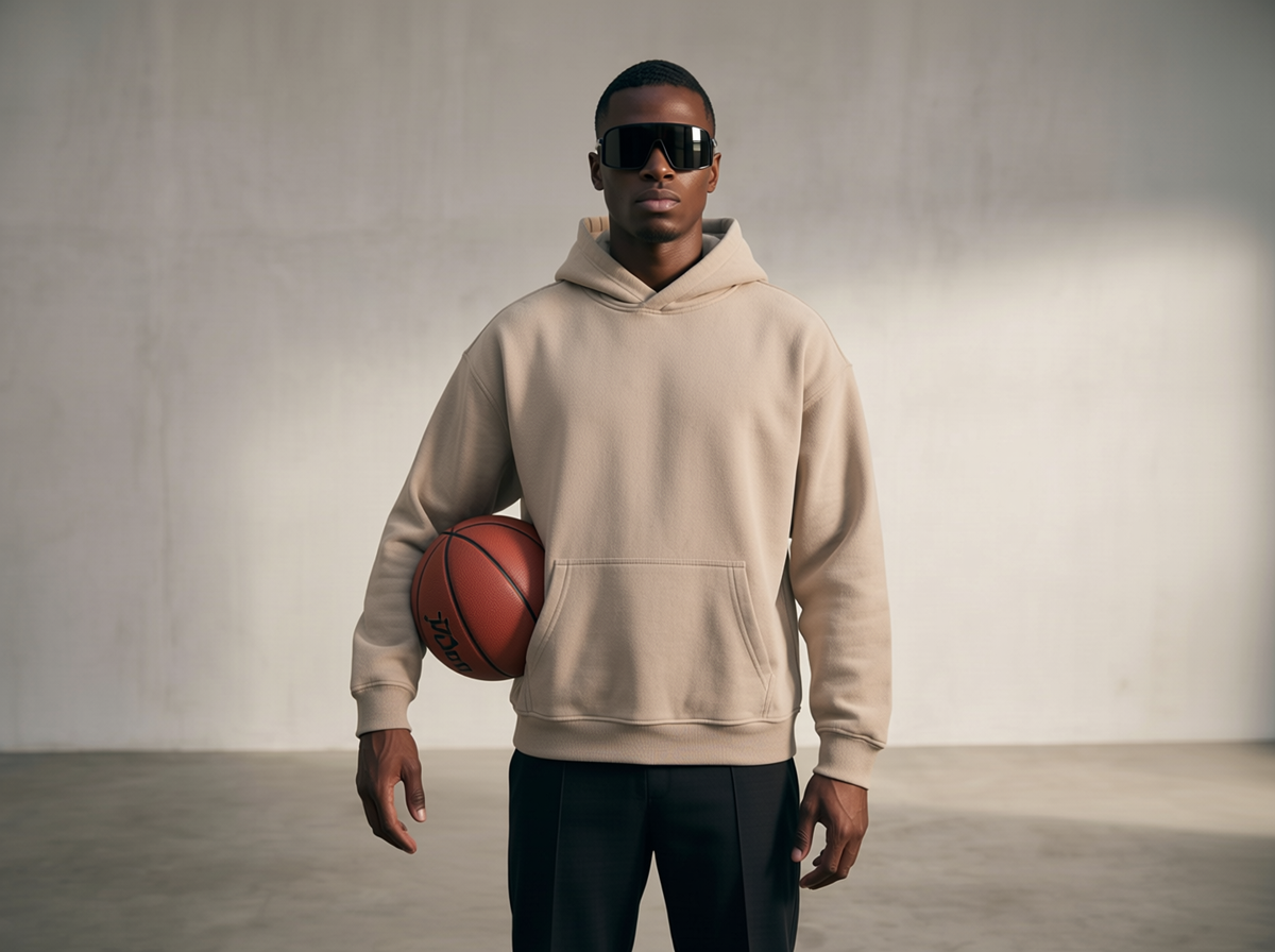 Hoops Essential Hoodie – 350 GSM Premium Cotton Fleece